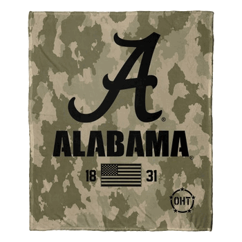 NCAA Alabama OHT Special Ops Silk Touch Throw