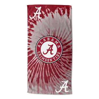NCAA Alabama Psychedelic Beach Towel 30x60 Inches