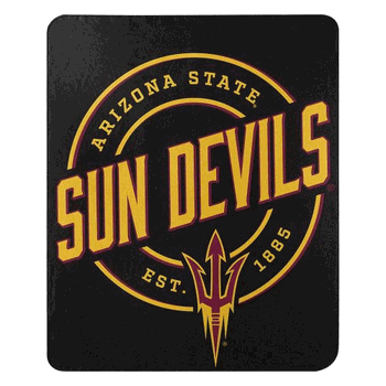 NCAA Arizona State Campaign Fleece Throw Blanket 50x60 Inches