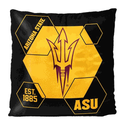 NCAA Arizona State Connector Velvet Reverse Pillow 16x16 Inches