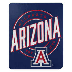 NCAA Arizona Wildcats Campaign Fleece Throw