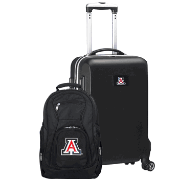 NCAA Arizona Wildcats Deluxe 2-Piece Backpack & Carry-On Set