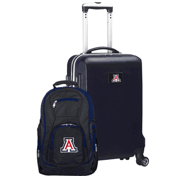 NCAA Arizona Wildcats Deluxe 2-Piece Backpack & Carry-On Set