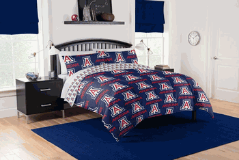 NCAA Arizona Wildcats Full Rotary Bed In A Bag Set