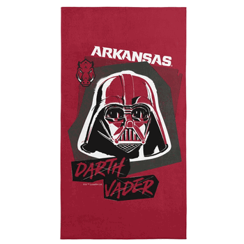 NCAA Arkansas Darth Vader  Beach Towel 30 x 60 Inches