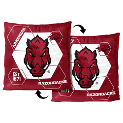 NCAA Arkansas Razorbacks Connector Velvet Reverse Pillow