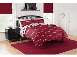 NCAA Arkansas Razorbacks Full Rotary Bed In A Bag Set
