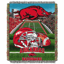 NCAA Arkansas Razorbacks Homefield Advantage Tapestry Throw