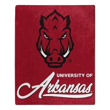NCAA Arkansas Razorbacks Signature Raschel Throw