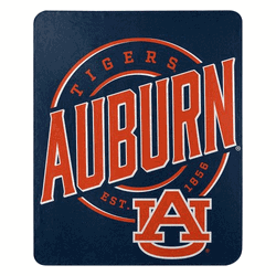 NCAA Auburn Campaign Fleece Throw Blanket 50x60 Inches
