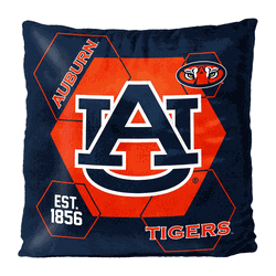 NCAA Auburn Connector Velvet Reverse Pillow 16x16 Inches