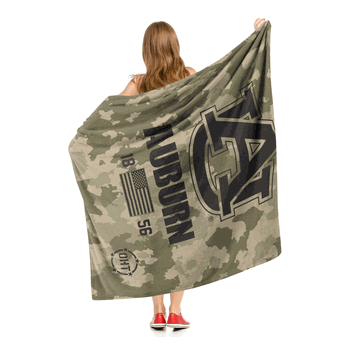NCAA Auburn OHT Special Ops Silk Touch Throw