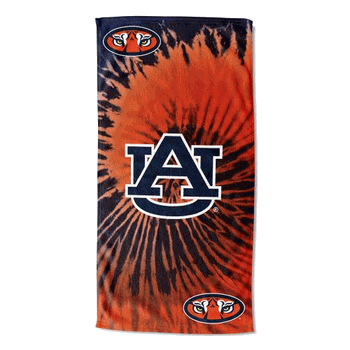 NCAA Auburn Psychedelic Beach Towel 30x60 Inches