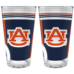 NCAA Auburn Tigers 2pc Pint Glass Set