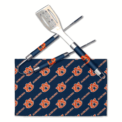 NCAA Auburn Tigers Bbq Grill Utensil Set