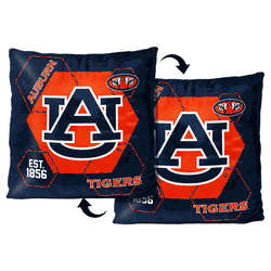 NCAA Auburn Tigers Connector Velvet Reverse Pillow