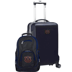 NCAA Auburn Tigers Deluxe 2-Piece Backpack & Carry-On Set