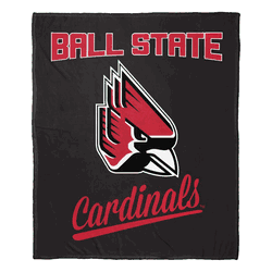 NCAA Ball State Alumni Silk Touch Throw