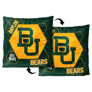 NCAA Baylor Bears Connector Velvet Reverse Pillow