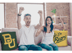 NCAA Baylor Bears Invert Pillow