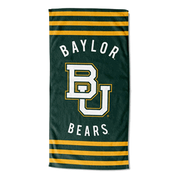 NCAA Baylor Stripes Beach Towel 30x60 Inches