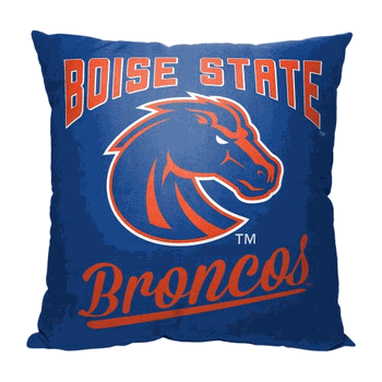 NCAA Boise State Alumni Throw Pillow 18x18 Inches