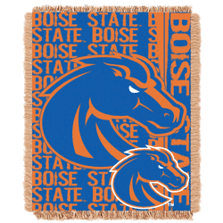 NCAA Boise State Broncos Double Play Jacquard Throw
