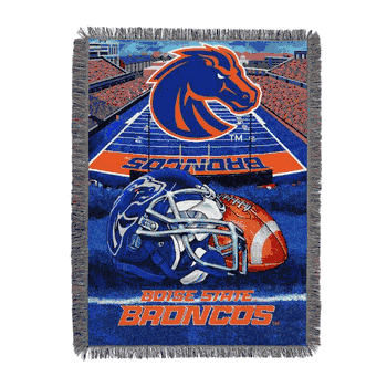 NCAA Boise State Broncos Homefield Advantage Tapestry Throw