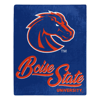 NCAA Boise State Broncos Raschel Throw