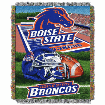 NCAA Boise State Homefield Advantage Woven Tapestry Wall Hanging 48x60 Inches