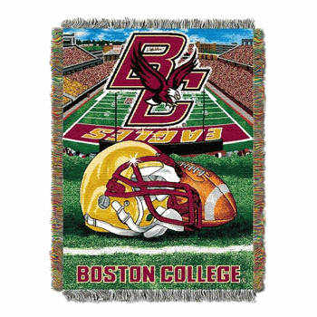 NCAA Boston College Homefield Advantage Woven Tapestry Throw Blanket 48x60 Inches