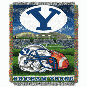 NCAA BYU Cougars Homefield Advantage Tapestry Throw