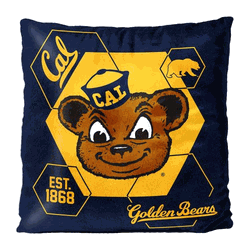 NCAA Cal Berkley Connector Velvet Reverse Pillow 16x16 Inches