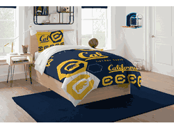NCAA Cal Berkley Hexagon Twin Comforter Set