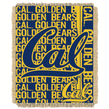 NCAA California Berkeley Double Play Jacquard Throw