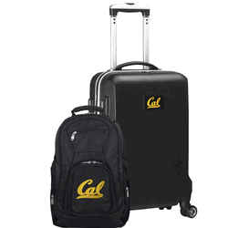 NCAA California Golden Bears Deluxe 2-Piece Backpack & Carry-On Set