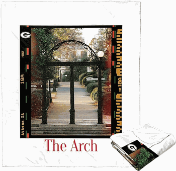 NCAA Campus Life Georgia Silk Touch Throw Blanket 50x60 Inches
