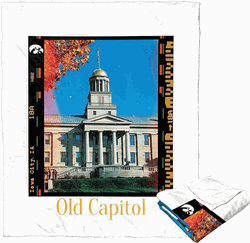 NCAA Campus Life Iowa Silk Touch Throw Blanket 50x60 Inches
