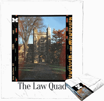 NCAA Campus Life Michigan Silk Touch Throw Blanket 50x60 Inches