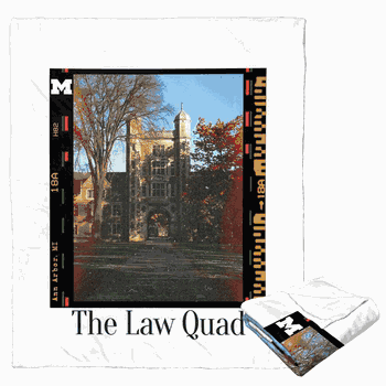 NCAA Campus Life Michigan Wolverines Silk Touch Throw