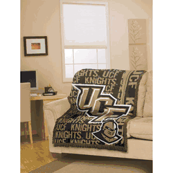 NCAA Central Florida Golden Knights Double Play Jacquard Throw