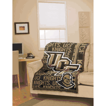 NCAA Central Florida Golden Knights Double Play Jacquard Throw