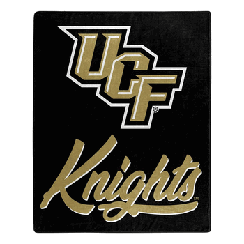 NCAA Central Florida Signature Raschel Throw Blanket 50x60 Inches
