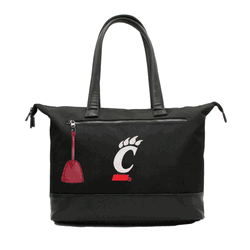 NCAA Cincinnati Bearcats Laptop Tote Bag with Colored Zipper Pull Accessory
