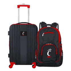 NCAA Cincinnati Bearcats Premium 2-Piece Backpack & Carry-On Set