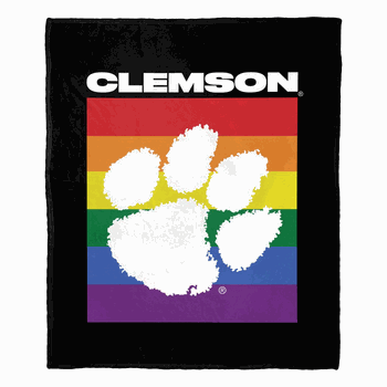 NCAA Clemson Pride Series Silk Touch Throw Blanket 50x60 Inches