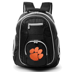 NCAA Clemson Tigers 19" Premium Laptop Backpack with Colored Trim