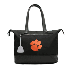 NCAA Clemson Tigers Laptop Tote Bag with Colored Zipper Pull Accessory