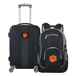 NCAA Clemson Tigers Premium 2-Piece Backpack & Carry-On Set