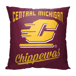 NCAA CMU Central Michigan Alumni Throw Pillow 18x18 Inches